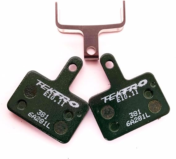 TEKTRO E10.11 Resin Disc Brake Pads | Organic Resin | Smooth & Powerful Braking | Easy Replacement
