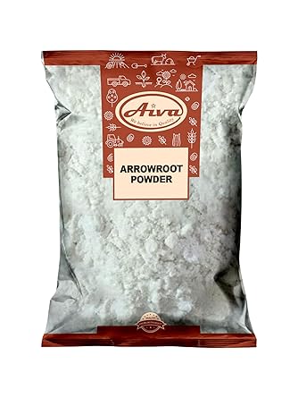 Aiva Arrowroot Powder (Flour) | Natural Thickener & Cornstarch Substitute for Sauces, Soups, and Baking -7 OZ (200 gm)