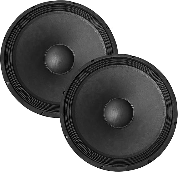 5 CORE 15" Subwoofer Pair 2000W 8 Ohm 40 Oz Magnet 2.5" Voice Coil Deep Bass PA DJ Full Range Speaker Pro Audio Driver FR 15 140 MS 2PCS