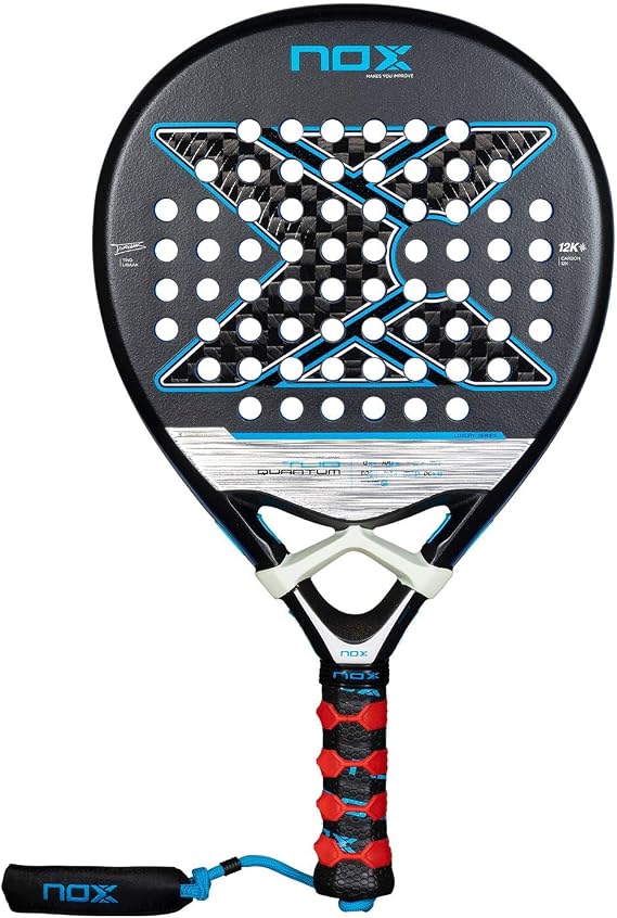 Pala Padel Racket TL10 Quantum 12K 2025 | Luxury Series Drop Shape | EOS Flap Aerodynamics & NOX Custom Grip Technology | 12K Carbon with HR3 Color Core