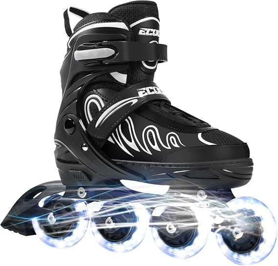 Inline Skates for Girls and Boys Ages 5-12 Adult