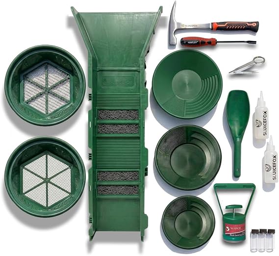 Sluice Fox Gold Panning Kit with 31" Sluice and Stream Flare