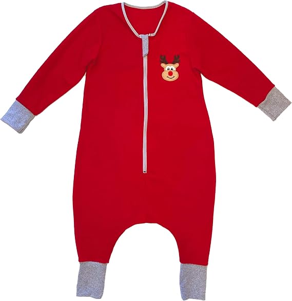YORNİ, Nakışlı, Uzun Kollu, Oeko-TEX Mikro Polar, Bebek Çocuk Uyku Tulumu, Unisex, TOG 2