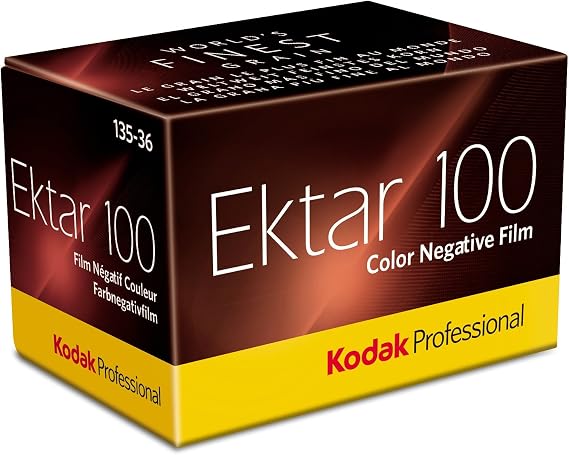 Kodak Professional Ektar 100 – 135 – 36 – COLOUR Negative Print Film – 5 Pack.