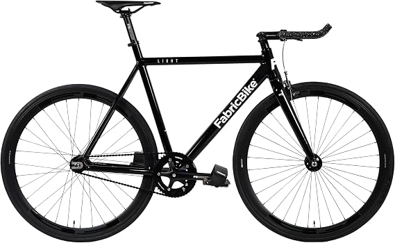 FabricBike Light - Fixed Gear Bike, Single Speed Fixie Bicycle, Aluminium Frame and Fork, Wheels 28", 4 Colours, 3 Sizes, 9.45 kg (M size)