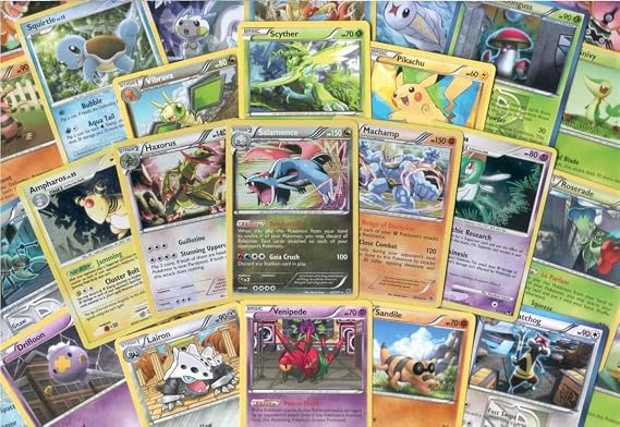Pokemon TCG: 250 Card Lot (10 Rare + 5 Foil) - Random Card Lot