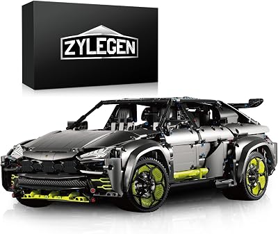 ZYLEGEN Lambo Sports Car MOC Building Blocks Kit, 1:8 Scale Race Car Model Toys Technical Vehicle Construction Toy Building Set for Adults, Idea3,251pcs