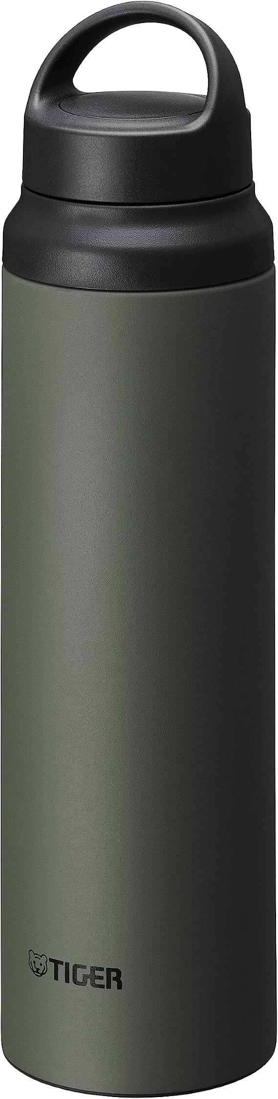Tiger Thermos MCZ-S080GZ Water Bottle, 27.6 fl oz 800 ml with Handle, Lightweight, Stainless Steel Bottle, Outdoor, Office, Moss Forest Green