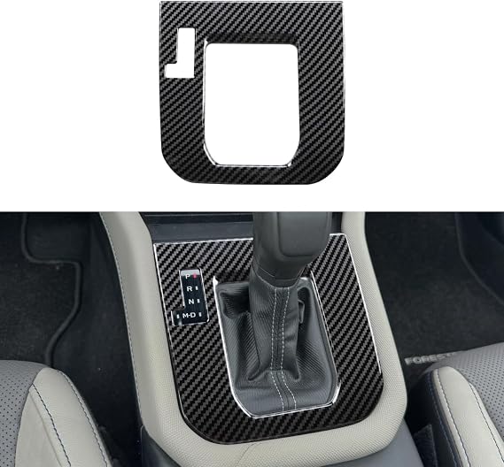 INTGET Gear Panel Cover for 2026 2025 Subaru Forester Accessories Carbon Fiber Center Console Interior Accessories for Subaru Forester 2026 2025 Accessories Premium/Sport/Limited/Touring