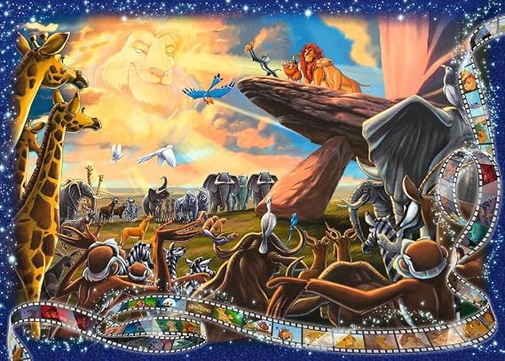 Ravensburger 1000 Parçalı Puzzle WD Aslan Kral