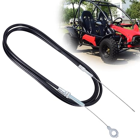 Enhanced 90" Long Throttle Cable 8173 with 82" Casing Replacement for Manco GO Kart Cart Buggy