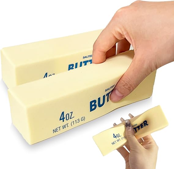Butter Slow Rising Squishy,Squishy Toy,Dumpling Stress Balls,Fidget Toy