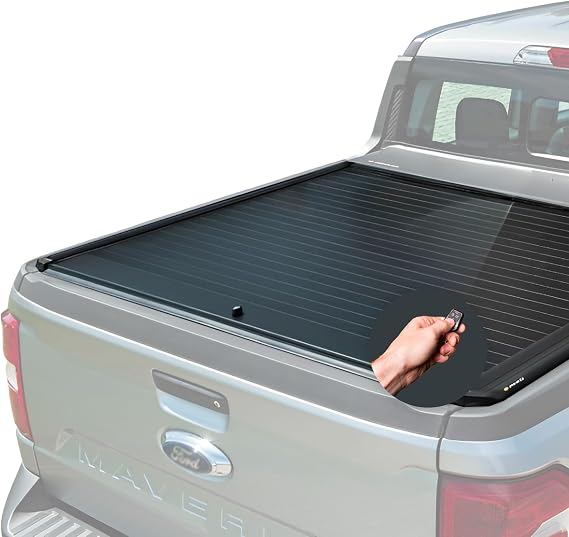 KEKO - Electric Retractable Hardtop Tonneau Cover Compatible with Maverick 2022-2025 - Truck Bed Cover, Truck Tonneau Covers - Easy 10-Minute Install, Truck Accessories, Car Accessories - Alloy Steel