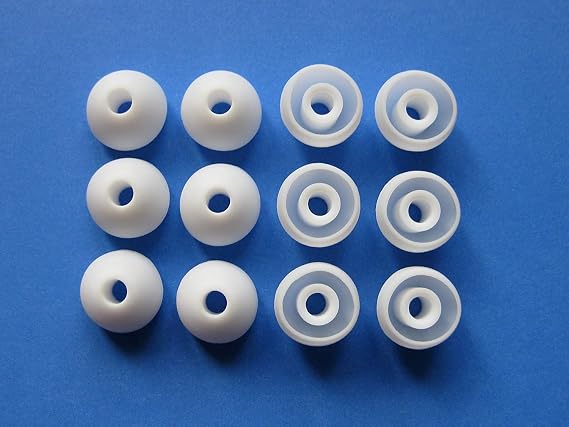 12 Medium Eartips Earbuds for Monster Beats Dr. Dre Tour, urBeats and Powerbeats (White)