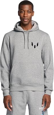 Messi Mens Back Graphic Hoodie, Pullover Sweatshirt With Drawstring, Comfortable Fit