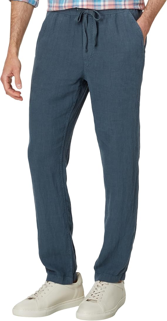 Faherty Men's Linen Drawstring Pants
