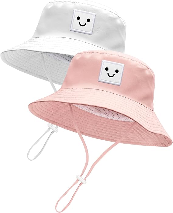 Baby Sun Hat Toddler Bucket Hats UPF 50+ Kids Summer Sun Protection Beach Hat for Boys Girls