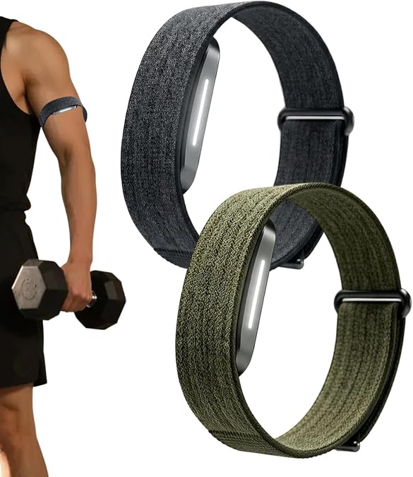 Nylon Band Compatible with Hume Band 2.0, Breathable Replacement Strap with Hook-and-Loop Closure, Micro-Adjustable Loop for Fitness Tracker