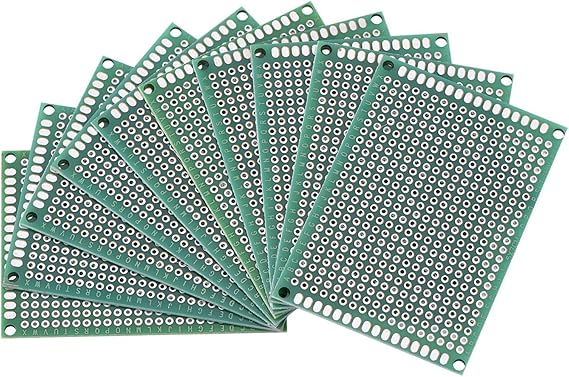 Universal Double Sided Soldering PCB Circuit Board for Electronic Prototype 10 Pack for Enthusiasts