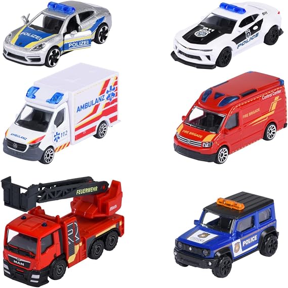 Majorette Rescue Set of 3, 2 Asst.