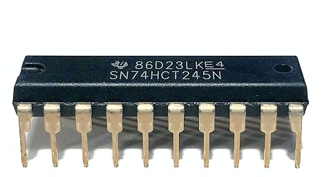 SN74HCT245N SN74HCT245 74HCT245 Octal Bus Transceivers with 3-State Outputs Breadboard-Friendly IC DIP-20 (Pack of 10)