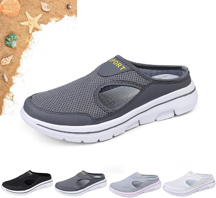 Men's Comfort Breathable Support Sports Sandals Closed Toe Athletic Sport Sandals Orthopedic for Men