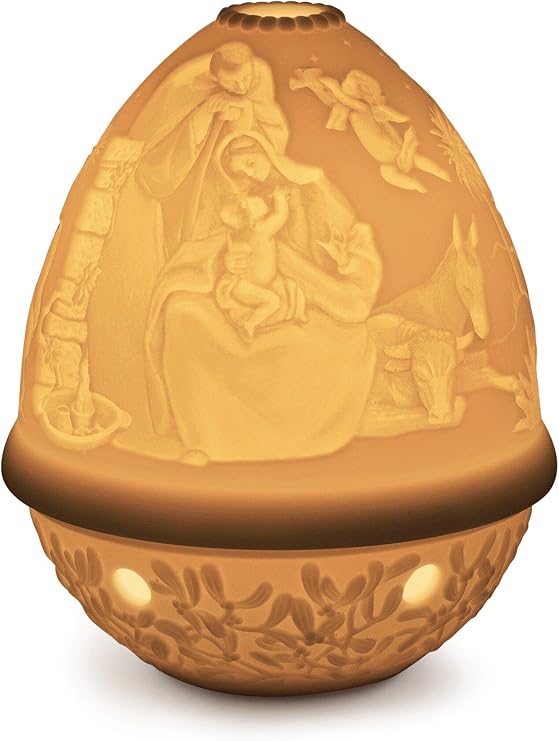 LLADRO Nativity Lithophane. Porcelain Litophane.