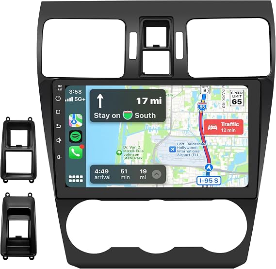 Android 13 Car Radio for Subaru Forester WRX Impreza 2013 2014 2015 Suitable for Harman Kardon Systems, 9inch Touch Screen with Wireless CarPlay Android Auto GPS DSP WiFi BT SWC