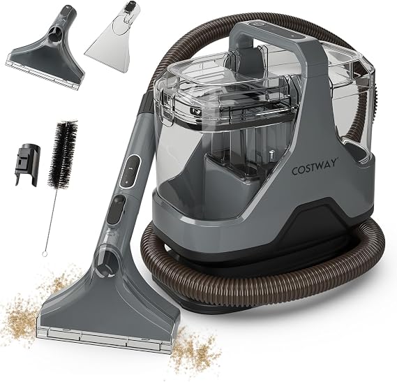 COSTWAY Upholstery Cleaner Machine, Portable Spot Cleaner