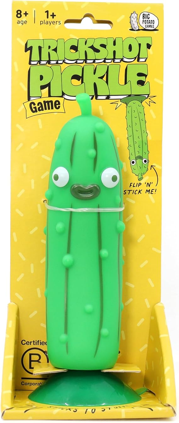 Big Potato Chicken vs Hotdog: The Ultimate Challenge Party Game for Flipping-Fun Families, Board Game for Game Nights (Pickle Cob - Solo Chicken vs Hot Dog)