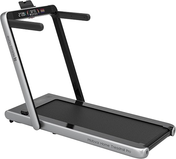 Mobvoi Home Treadmill Pro, Foldable Treadmill for Home, Compatible with Smartwatches, Virtual Training Trails, Running and Walking Workout Modes, Bluetooth Speaker, Remote Control, Fitness Exercise