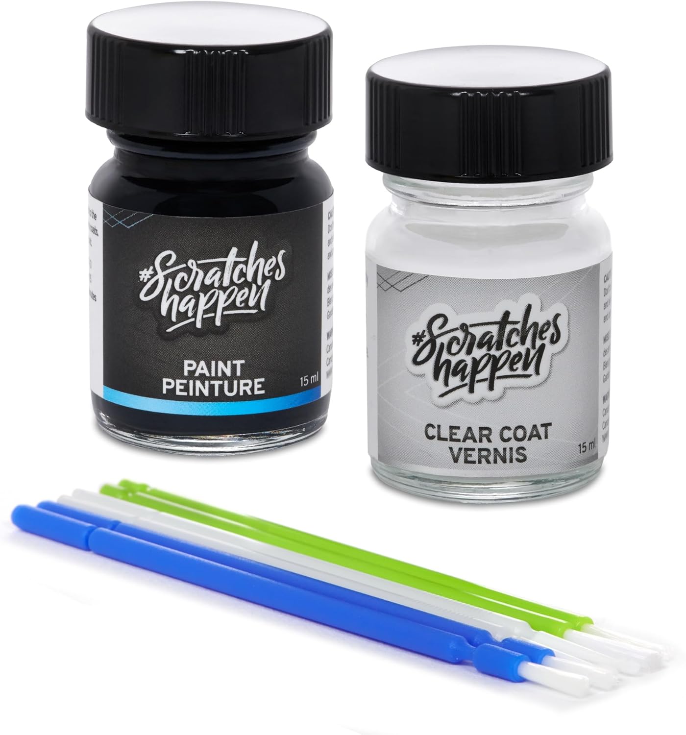 ScratchesHappen Exact-Match Touch Up Paint Kit - Tanzanite Blue II Metallic C3ZC4SX10W3CZWC4SWX10 for BMW - Essential Paint  Clear Coat