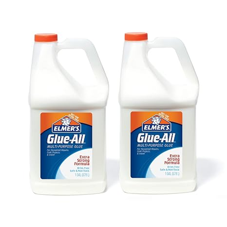 Elmer's Glue-All Multi-Purpose Liquid Glue, Extra Strong, 1 Gallon, 2 Count