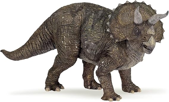 Papo Large Triceratops Figurine 22 cm, Dinosaurs Collection, Kids Ages 3+