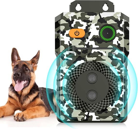 Anti Barking Devices, Ultrasonic Dog Barking Control Devices with 3 Modes, Rechargeable Bark Deterrent Devices Bark Box for Dog Outdoor/Indoor Use, Dog Barking Silencer Safe for Dogs & People A4
