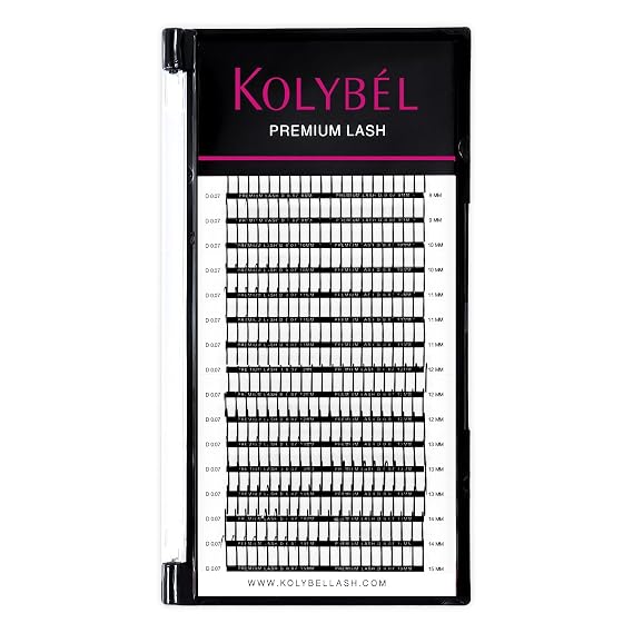 KOLYBEL Premade Fan Spikes Lash Extensions 0.07mm D Curl 13-20mm Mixed Tray Wipsy Volume Lash Extensions 320 Spikes Fans Matte Black Eyelash Extension Supplies(0.07-D,13-20mm)