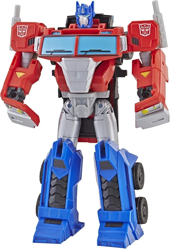 Transformers E3639 Cyberverse Action Attackers: Ultra Class Optimus Prime Action Figure Toy