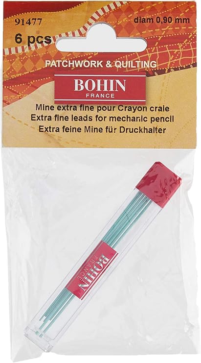 Mechanical Chalk Pencil Refill 6/Pkg-Green