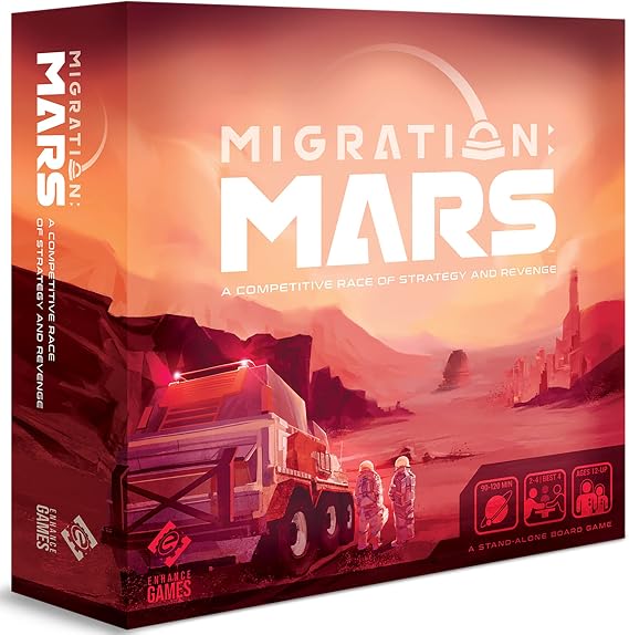 Migration Mars - Strategy Board Game, 2-4 Players, Ages 12+, 90-120 Min Play Time Multi