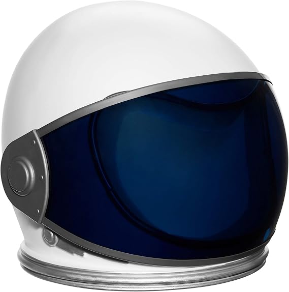Spirit Halloween Adult White Astronaut Helmet | Astronaut Cosplay | Astronaut Costume Accessory | Space Helmet | Easy Costume