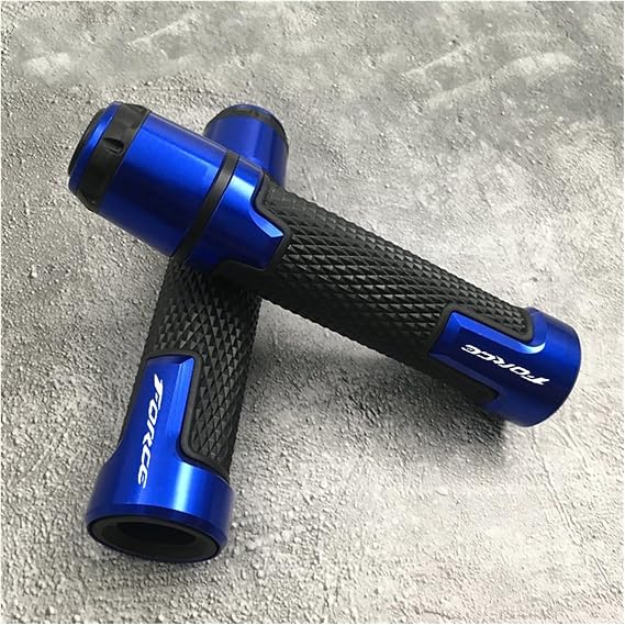 Yamaha Force 155 Force 155 CNC Aluminum Motorcycle Handlebar Grip Handle Handle Protector Handlebar Color: Blue
