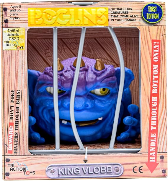 Boglins Foam Monster Puppet | Gold Horned King Vlobb
