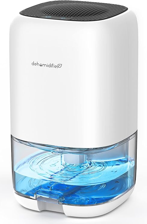 TABYIK 35 OZ Dehumidifier for Bedroom RV, Quiet with Auto Shut Off, White