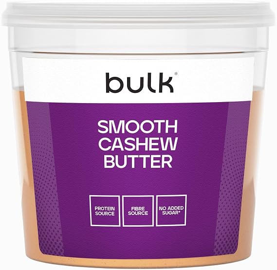 Bulk Natural Roasted Cashew Butter Tub, Smooth 1 kg, Packaging May Vary