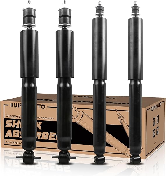 KUIPERAUTO Front and Rear Complete Shock Absorbers Struts Assembly Set 37132 344374 37131 344367 Compatible for Ford F-150 RWD 1998 1999 2000 2001 2002 2003 Shocks strut Assemblies Replacement 4PCS