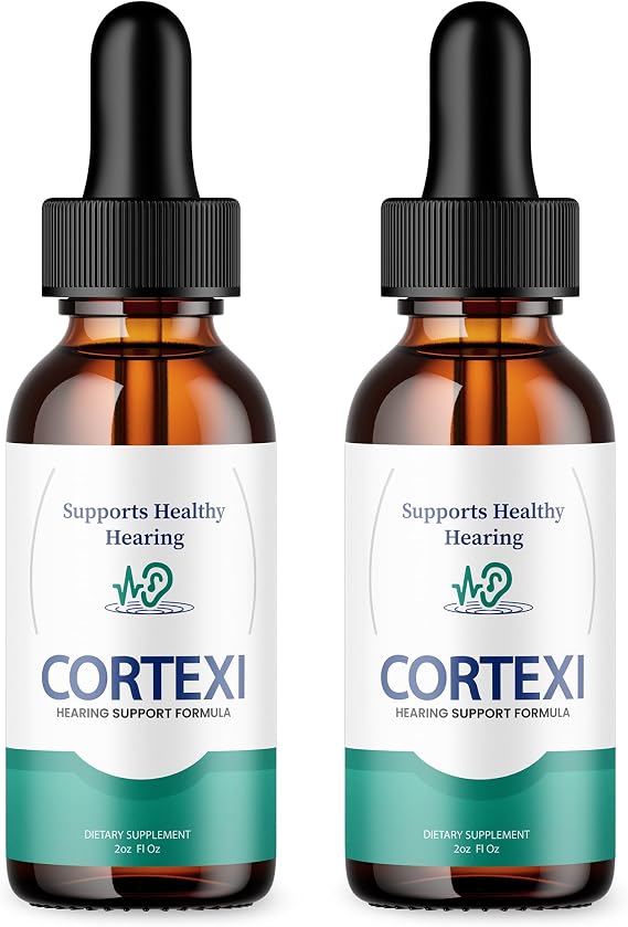 (Official) Cortexi Tinnitus Treatment Hearing Support with Chromium, Grape Seed, Astragalus, Maca Root - Cortexi Hearing Support Drops Supplement Cortexi Tinnitus Treatment for Ringing Ears (4oz)
