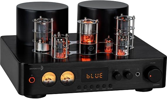 Dayton Audio HTA200 Integrated Stereo Hybrid Tube Amplifier 200 Watts