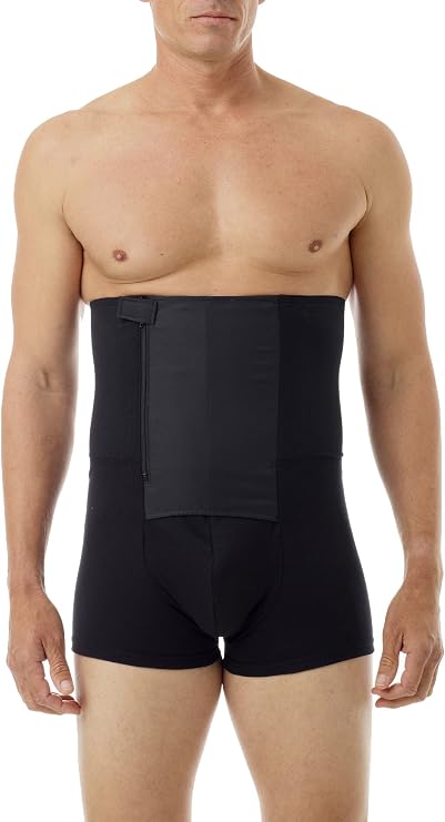 Underworks Zip-N-Trim Support Boxer Brief for Men with 8-inch Powerband