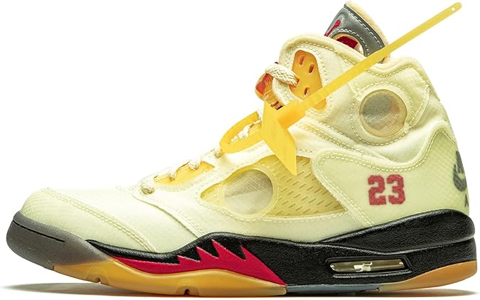 Jordan Mens Air 5 Retro SP DH8565 100 Off-White - Sail - Size 7.5