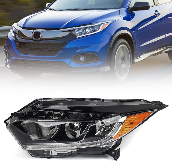 Huray Left Headlight Assembly for Honda HRV 2019-2022 Driver Side